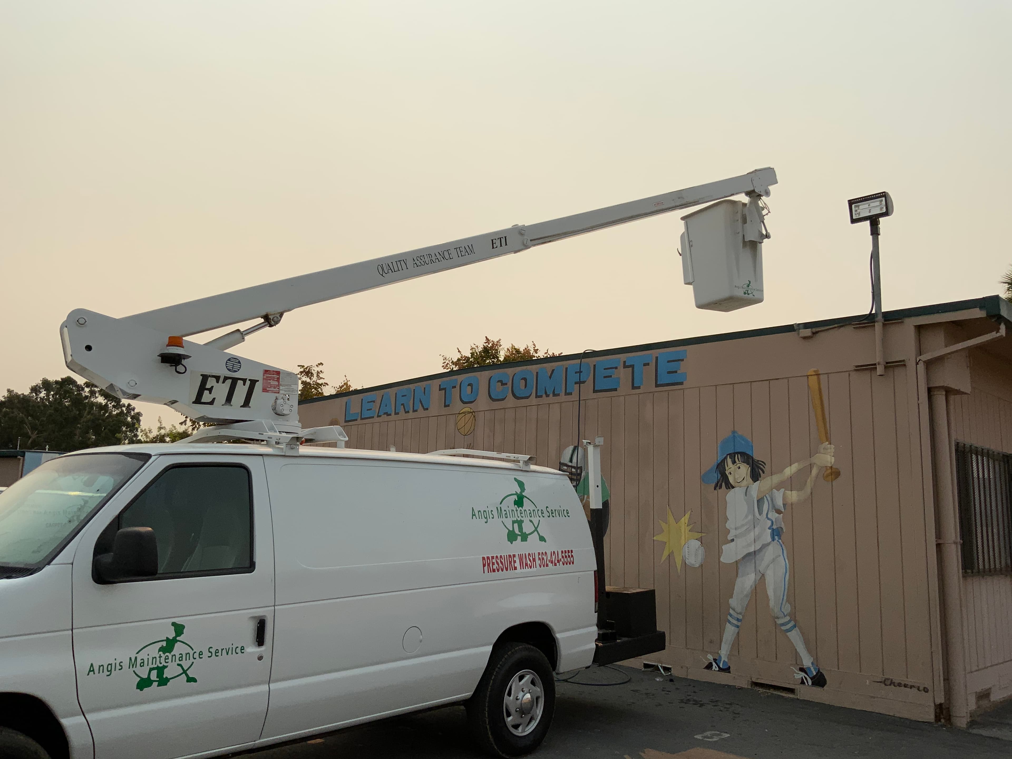 Roof access work