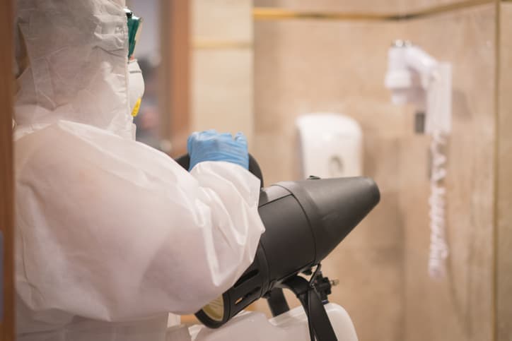 Bathroom Disinfecting