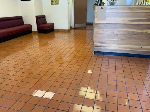 Floor tile cleaning