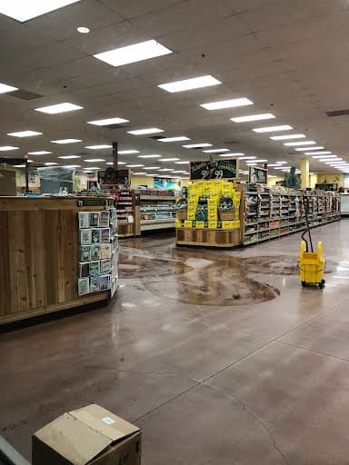 Retail store floor cleaning